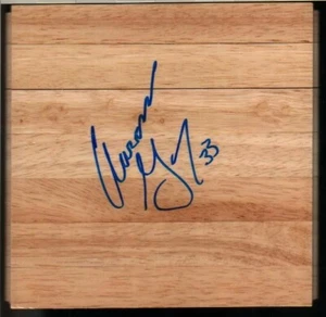 Aaron Gray Autographed Floor Board Bulls / Hornets / Raptors Basketball In Perso - Picture 1 of 1