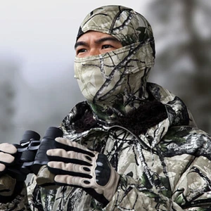 Tactical Snow Camo Balaclava Full Face Mask Outdoor Windproof Ski Hood Paintball - Picture 1 of 6