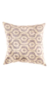 Decorative Throw Velvet Ikat Pillow 24'' - Picture 1 of 2