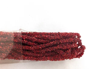 Kiste und Fass Weihnachten Glitzer Girlande rot 6' - Bild 1 von 3