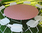 Kwik-Covers 30-Rw 30 Inch Round Kwik-Cover- Red Gingham- Pack of 25