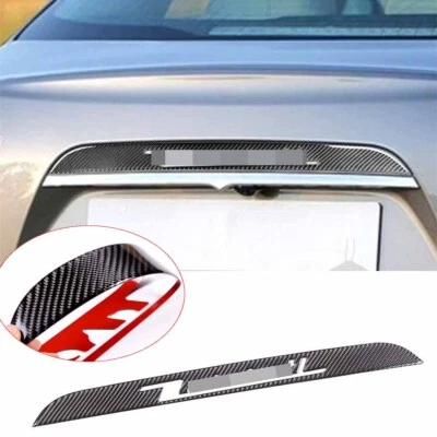 Tapa de puerta trasera de fibra de carbono para Maserati Ghibli 2014-22 Foto 1 de 4