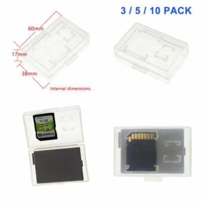 Clear Battery Storage Case for DSLR Camera Li-Ion AA /AAA Batteries - Small Size - Image 1 of 4
