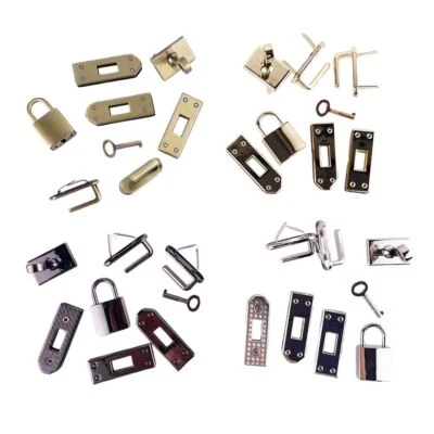 Metal Clasp Lock Suitcase Kelly Bag DIY Hasp Buckle Leather Craft Accessories - Image 1 of 4