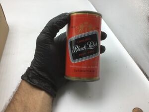 vintage beer can: BLACK LABEL canada -   - STEEL wide seam - pull tab top
