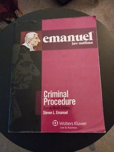 Emanuel Law Outlines Criminal Procedure 29th Edition - Picture 1 of 1