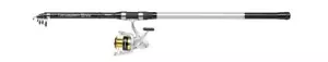 MITCHELL Tanager SW Surf Tele Combo Surf Rod + Surf Roll 4.20m - 80-150g - Picture 1 of 3