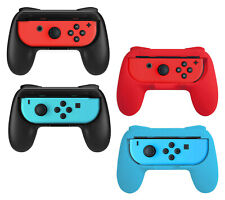 Beastron Grips Compatible with Nintendo Switch Joy Cons, Bundle (Red/Blue/Black)