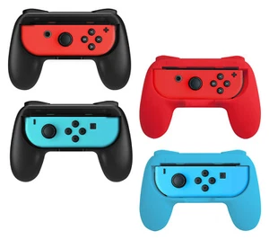 Beastron Grips Compatible with Nintendo Switch Joy Cons, Bundle (Red/Blue/Black) - Picture 1 of 36