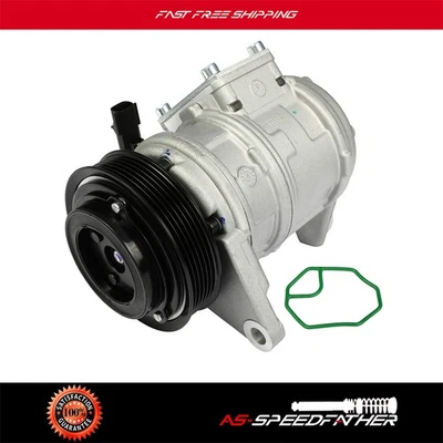 AC A/C Compressor w/Clutch For 1996-2000 Chrysler Town & Country 3.8L - Image 1 of 4