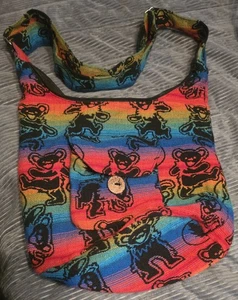 Grateful Dead Dancing Bears Schultertasche. - Bild 1 von 7