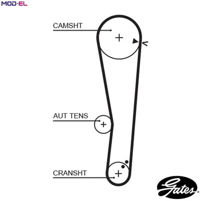 TIMING BELT 5568XS FOR HYUNDAI ACCENT/III/IV/GYRO EXCEL LANTRA/Mk/Break GETZ - Image 1 of 4