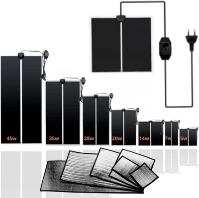 - Tappetino Riscaldante per Rettili 5W 15X14Cm – Con Tappetino Riflettente – Pia - Immagine 1 di 4