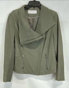 Tahari Women Gray Asymmetrical Blazer Size M - Picture 1 of 4