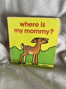 1984 Vintage Honeybear Books The Little Bookshelf Where Is My Mommy? Boardbook - Picture 1 of 3