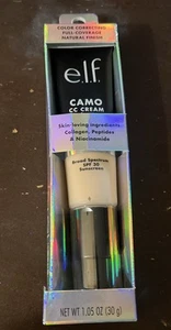 Fair 125 C Color Correcting Camo CC Cream Foundation e.l.f. Vegan SPF 30 NEW - Picture 1 of 6