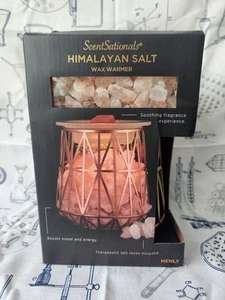 ScentSational Pink Himalayan Salt Wax Warmer With Wax Cubes And Disks - Picture 1 of 10