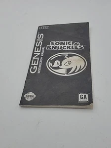 sonic and knuckles sega genesis manuale leggi - Foto 1 di 5