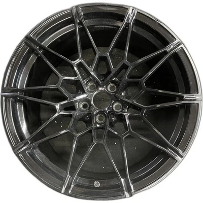 Rear BMW Black M4 M3 OEM Wheel 20” 2021-2024 Factory Original Rim 86607B - Image 1 of 4