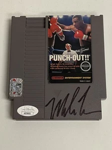 MIKE TYSON PUNCHOUT NES Nintendo Game Cartridge Auto Signed Autograph JSA - Picture 1 of 3