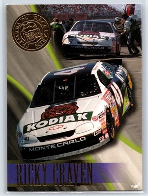 1996 Press Pass Premium Ricky Craven's Car Larry Hedrick Motorsports #38 - Image 1 of 2