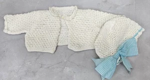 Pleasant Company Bitty Baby Doll Travel Adventure Set - Sweater & Bonnet - 1995 - Picture 1 of 8