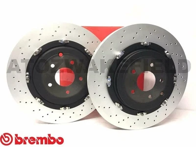 PAR DE DISCOS DE FRENO TRASEROS BREMBO GENUINOS PARA NISSAN GT-R R35 GTR 380mm Foto 1 de 4