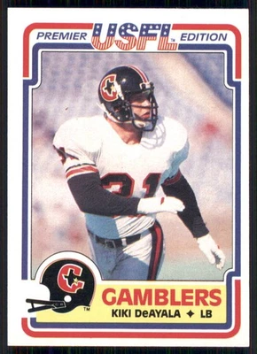 1984 Topps USFL #33 Kiki Deayala - Image 1 of 2