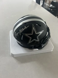 Roger Staubach signed autographed Eclipse mini helmet Beckett witness BAS COA - Picture 1 of 3