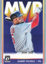 2019 Donruss Optic Baseball MVP Holo #MVP-10 Albert Pujols