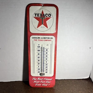 Texaco Replica Termometro Nostalgico in Metallo - Prodotto Ufficiale Heritage Texaco - Foto 1 di 12