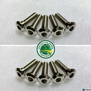 KAWASAKI ZX6R 2024 BRAKE DISC BOLT KIT FRONT 10 PACK M8X30MM - Picture 1 of 4