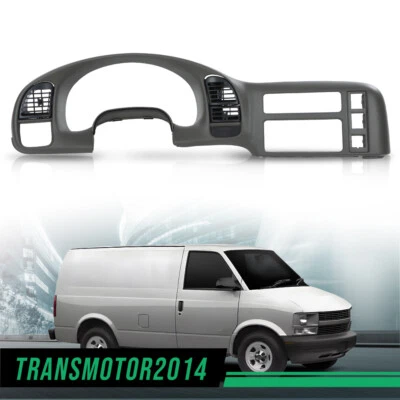 Gray Gauge Cluster Fit For 1995-2005 Chevy Astro Van Gmc Safari Dash Radio Bezel — 第 1/4 张图片
