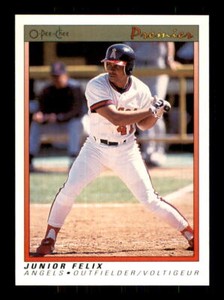 1992  Baseball O-Pee-Chee Junior Felix Anaheim Angles #41 2