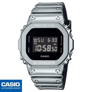 CASIO GM-5600YM-8ER⎪GM-5600YM-8⎪Original⎪G-SHOCK ⎪G-STEEL⎪HOMBRE⎪PLATA⎪SILVER - Imagen 1 de 10