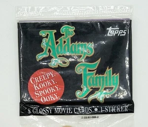 1991 Topps Adams Family Movie Trading Cards 1 ungeöffnete Packung - Bild 1 von 2