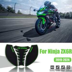2024 ZX6R For Ninja ZX6R ZX 6R 2019-2024 Side Decals Anti Slip Tank Pad Stickers - Picture 1 of 9