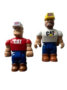 Mega Blocks CAT Caterpillar Bau Gelenkarbeiter Figuren 2 Stück - Bild 1 von 2