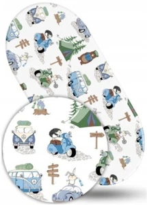 100% Cotton Fitted Sheet 80x38cm Baby Moses Basket Pram Cot Camping - Picture 1 of 3