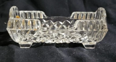Soporte para palillo de dientes para utensilios cubiertos cristal plomo 24 % cristal plomo Alemania  Foto 1 de 4
