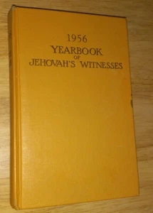 1956 Yearbook of Jehovah's Witnesses Hardcover Book Religion - Imagen 1 de 3