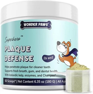 Dental Powder for Dogs – Teeth Cleaning & Dental Care Made Easy – 60 Scoops - Picture 1 of 7
