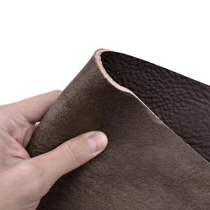Hojas de cuero para herramientas marrón de 8/9 oz con textura natural pieza de cuero de vaca 10x10 pulgadas 12x24 pulgadas - Imagen 1 de 60