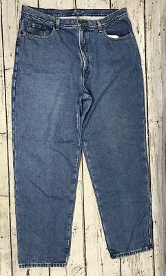 DE COLECCIÓN L.L. Pantalones de mezclilla Bean Double L calce relajado forrados de franela pierna recta para mujer 0YN86 Foto 1 de 4