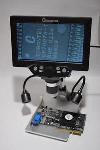 G1200D 1200X HD 12MP Digital Microscope 7" Amplification Magnifier LCD - Picture 1 of 8