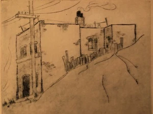 John I. Gannon, The Edge of Chinatown, (#2 von 2) Antike Lithographie - Bild 1 von 5