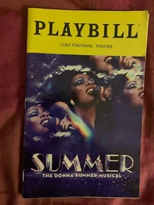 SUMMER The Donna Summer Musical Original Broadway Playbill - Picture 1 of 1