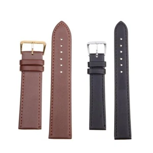 Fashion 10-24MM PU Leather Watch Strap Band Colour Collection Wrist Strap - Picture 1 of 19