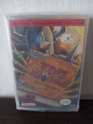  Graded 1994 Nintendo Zodas Revenge Star Tropics 2 Game( CAS GRADED 80+ )  - Image 1 of 4
