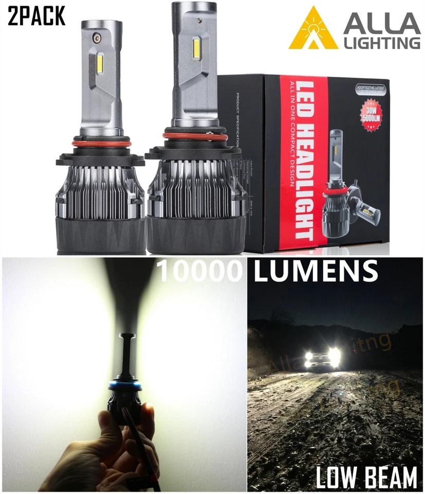 Alla Lighting HCR 9006 Headlight Bulb Super Bright White Replacement,Driving Fog - Image 1 of 4